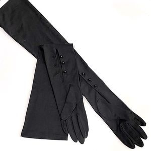 Opera-length 22” Black Gloves